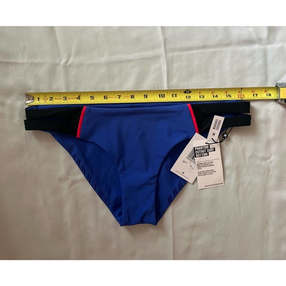 NWT Hurley Phantom Cut Out Surf Bottom Blue Black Size Lrg - Picture 8 of 15